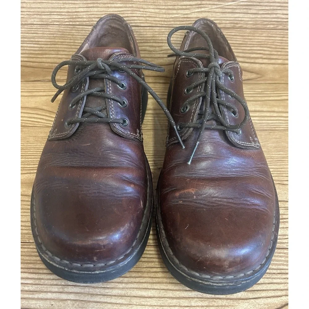 CLARKS NEBULAE 30225‎ Men's Shoes Brown Leather Oxford Lace Up - Size 9.5M
